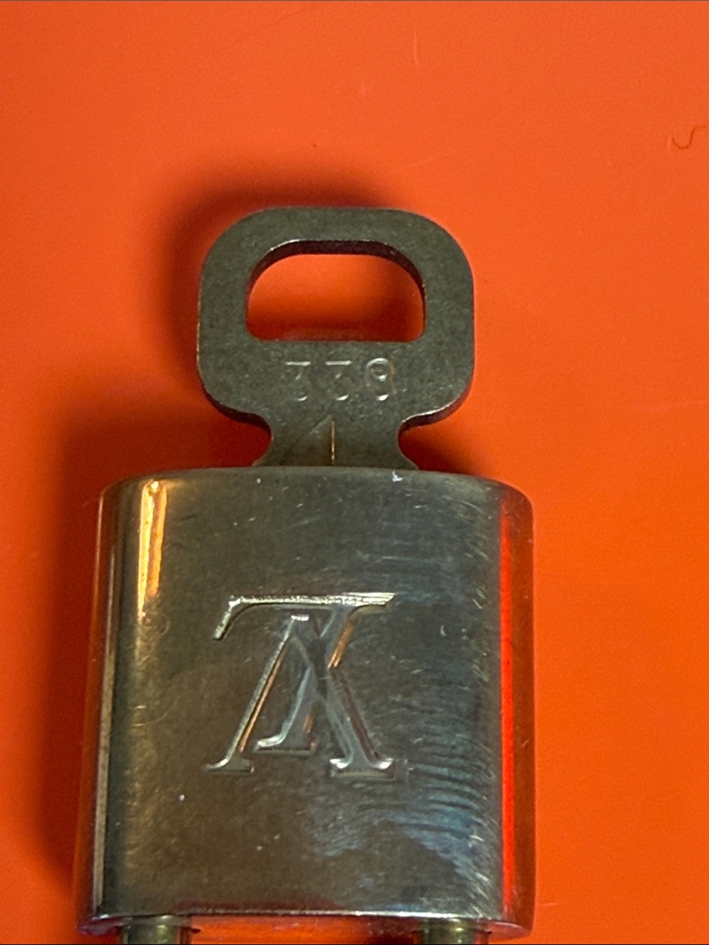 Louis Vuitton Brass Padlock with Key - Picture 3 of 3